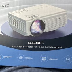 Mini Portable Projector with Case