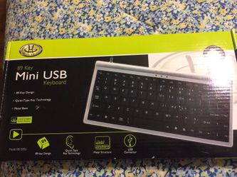 89 Key mini USB keyboard new