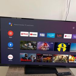 SONY 55" LED HD4k TV W/Smart Google Box