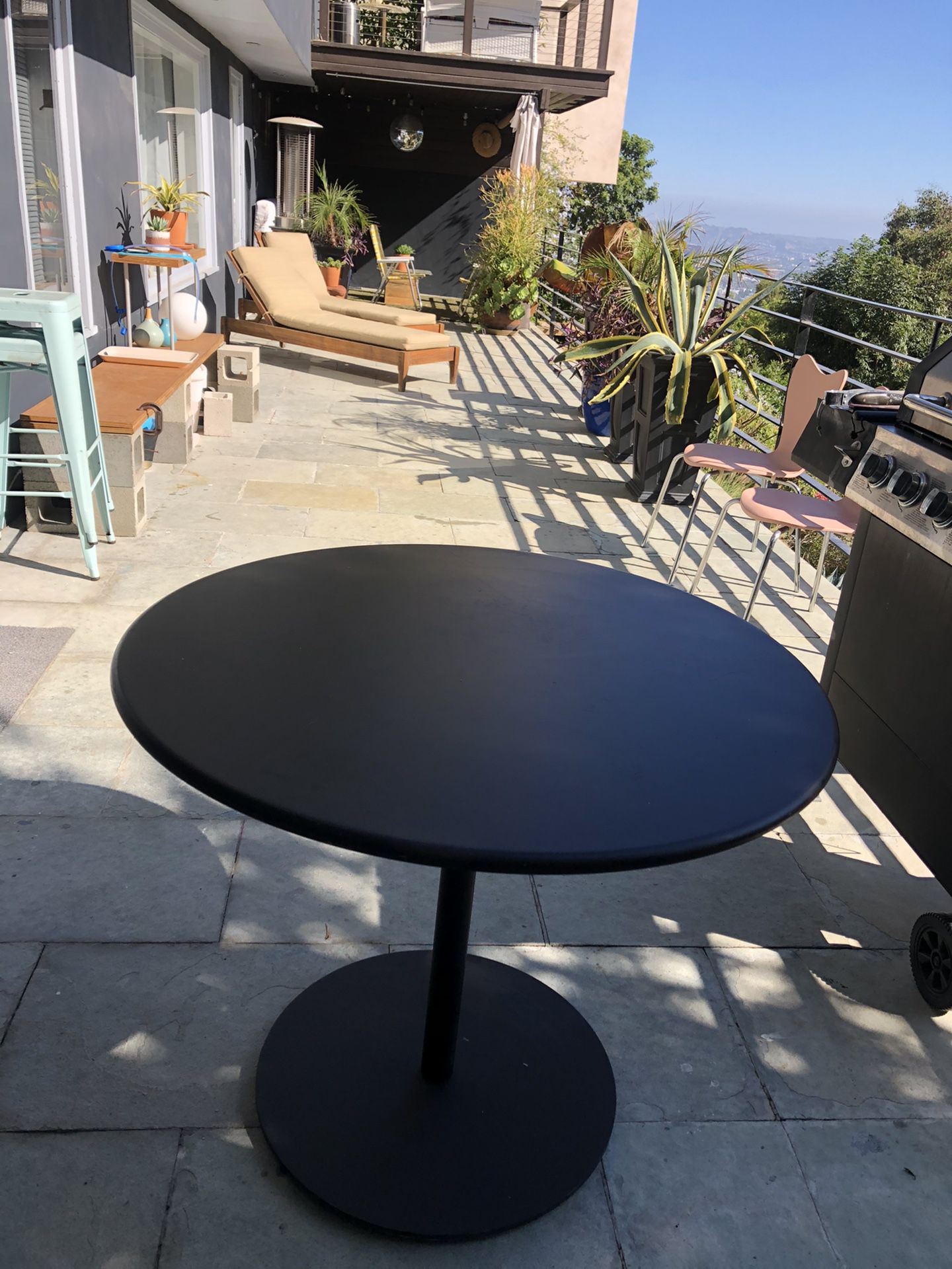 Modern Round Outdoor Table