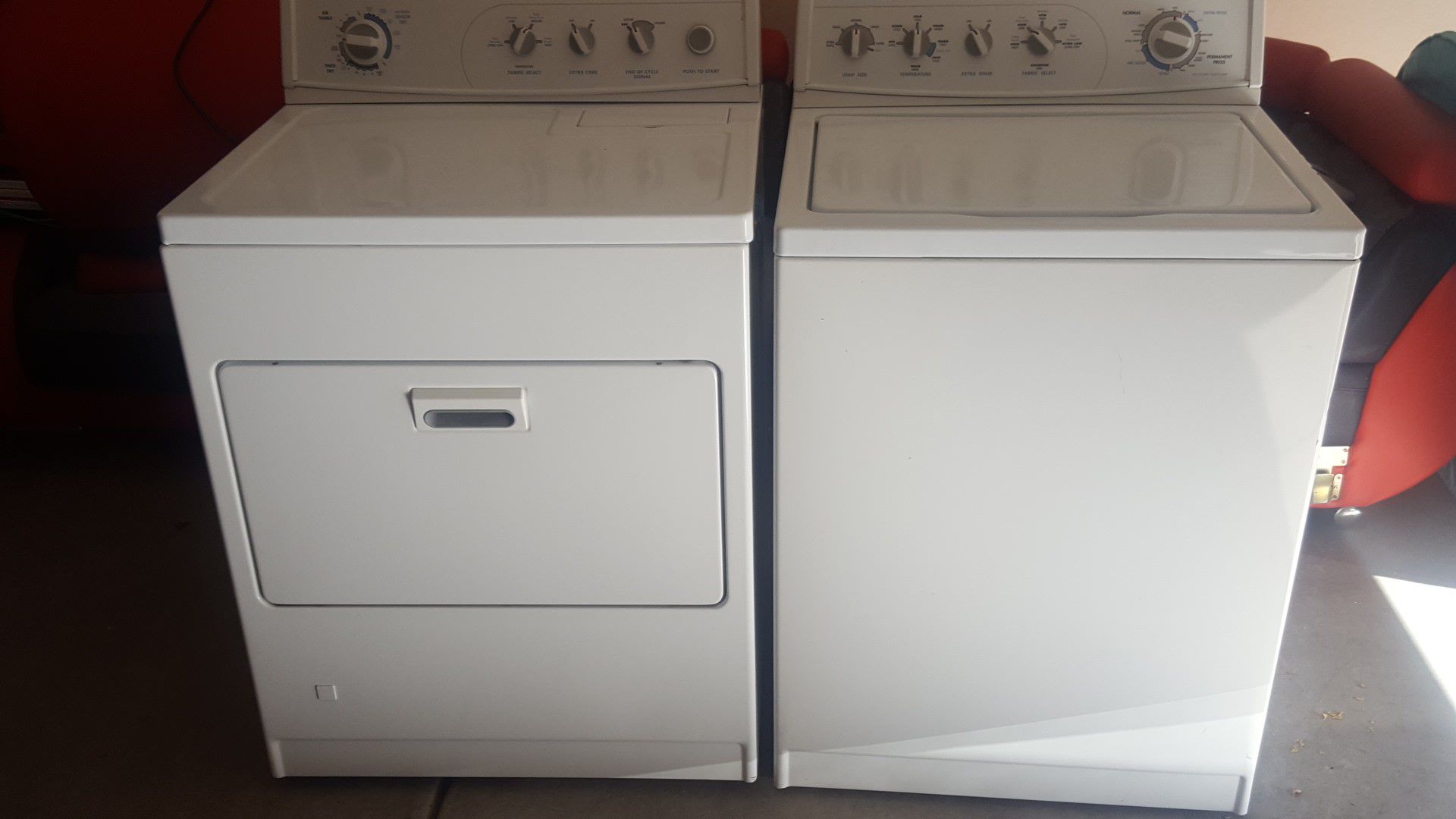 KitchenAid washer and dryer