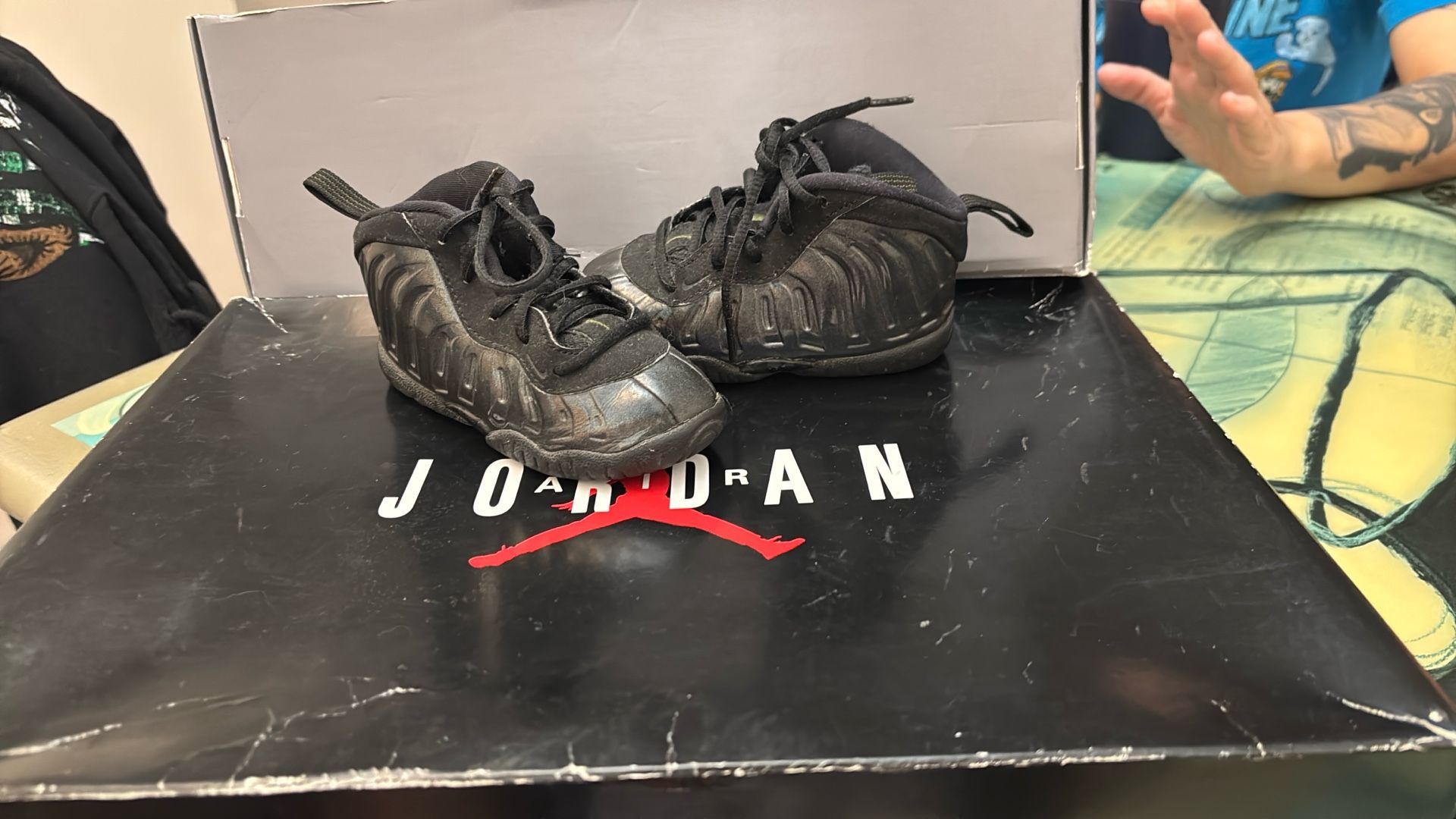Size 6C Lil Foamposites (Legion Green)