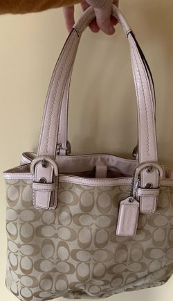Authentic Coach purse - light pink accents