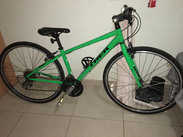 lime green road bike