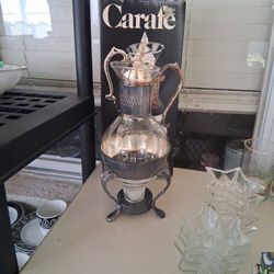 Vintage Silver Plated Carafe by Leonard Silver Mfg.