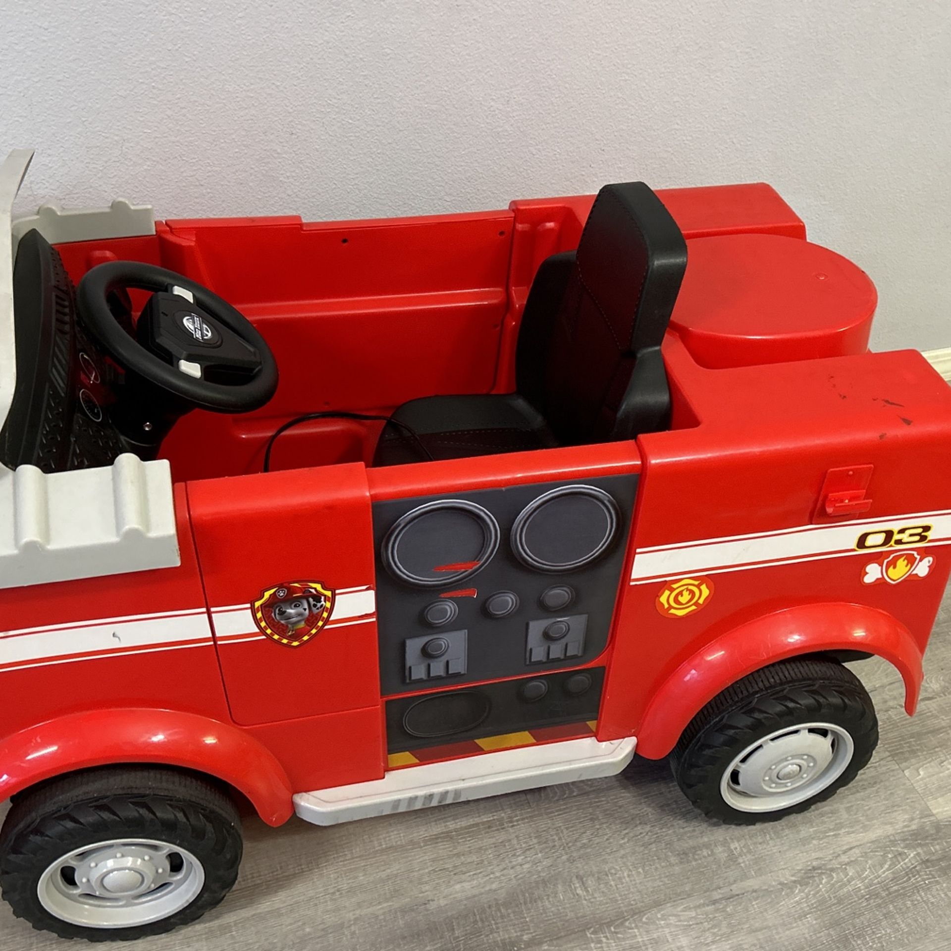 Paw Patrol Marshall Rescue Fire Truck For Kids