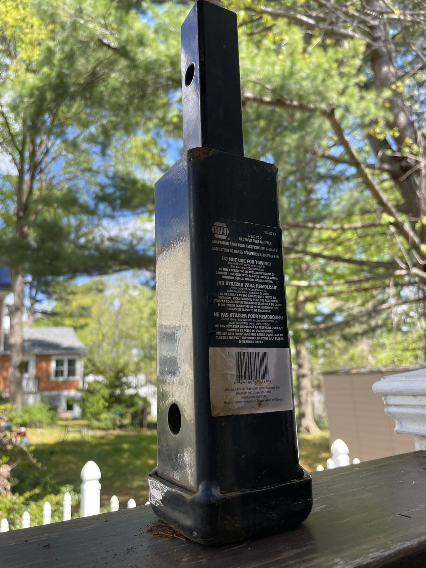 Napa Receiver Tube Adapter With A V5 Valley