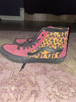 Leopard Print Vans Pro Sk8 Hi Size 11