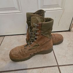 Belleville 550 ST Mens Size 12 Wide Tan USMC Hot Weather Steel Toe Combat Boots