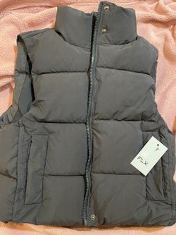 FLX Gray Vest With Pockets NWT