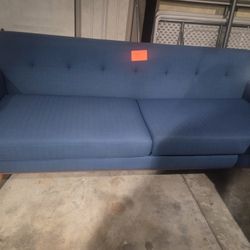 Modway Modern Fabric Sofa In Color Azure