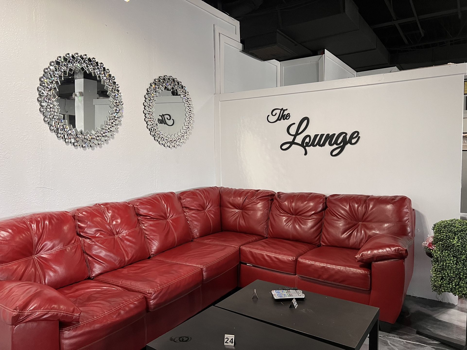 Red Sectional Sofa