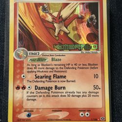 Blaziken Pokemon Card LP