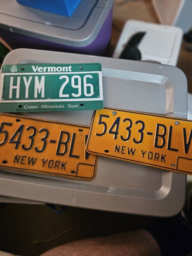 license plates