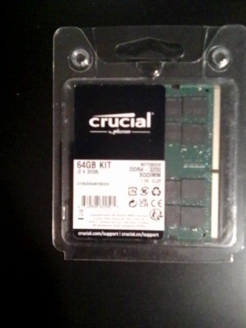 64G B Kit DDR4 2x32GB