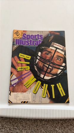 Vintage Sports Illustrated Burt Grossman San Diego Chargers 1990