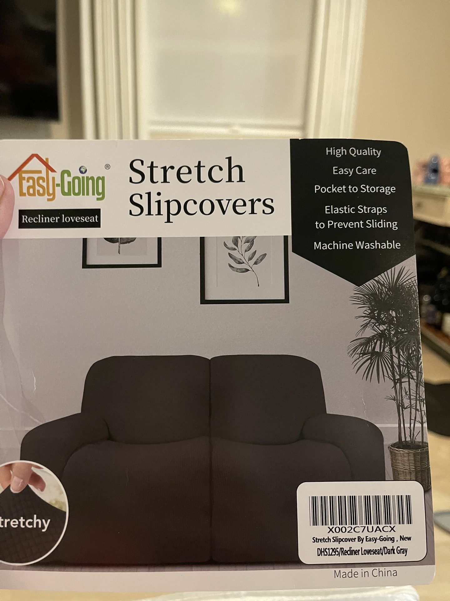 Slip Cover Stretch  Loveseat Reclining