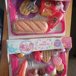 💞NEW 19 PIECE ICE CREAM SET,  OR 19 PIECE SUB SANDWICH  SET. 