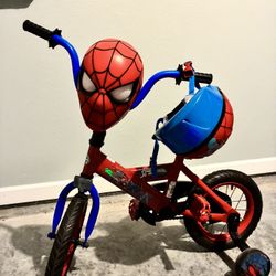 Huffy 12" Marvel Spider-Man Kids' Bike, Fits Riders 3'1" - 3'5", Red, Child, Boy's