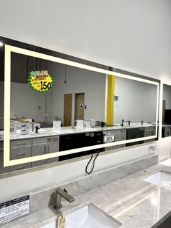 🔥 LAST ONE! Showroom Display 72” Smart LED Mirror – Only $150 (Was $306)