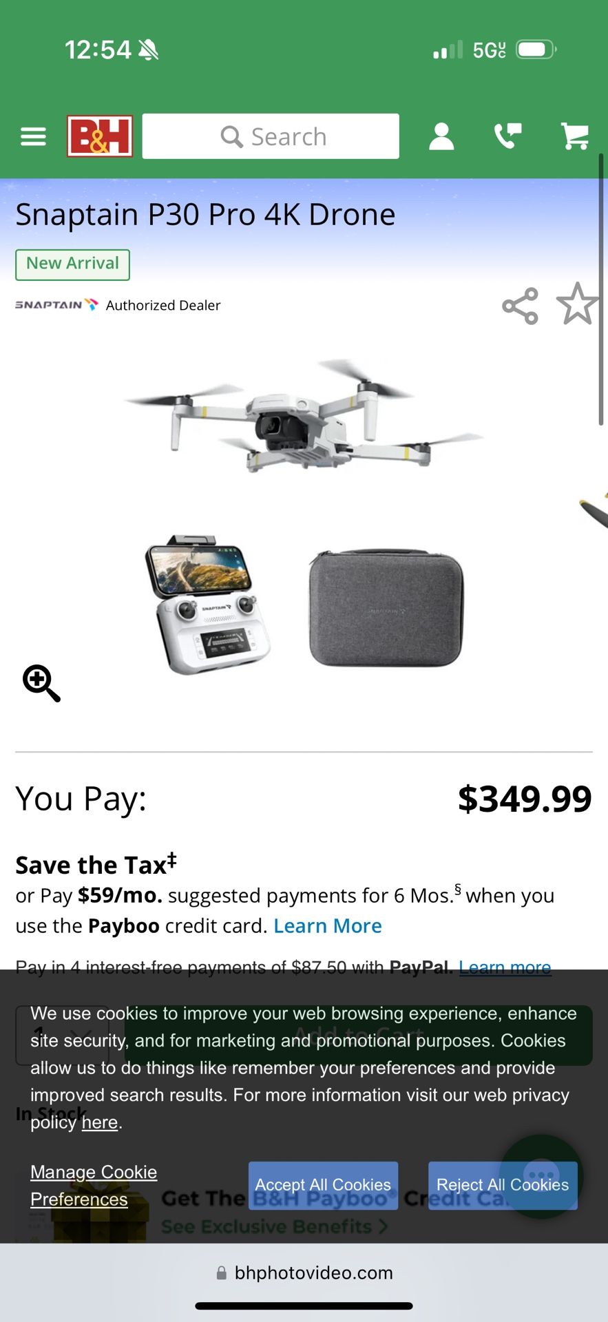 Snaptain P30 Pro 4K Drone