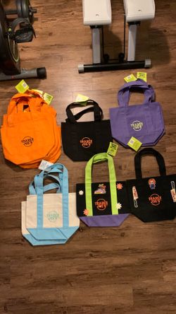 Trader Joe’s bags (Halloween and pastel)