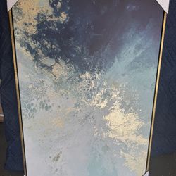 Blue Abstract Art 