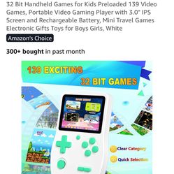 Douddy Us 513S White Potable Game Player 