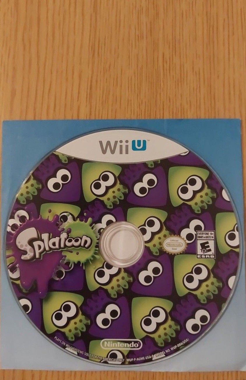 Splatoon WII U Nintendo Game