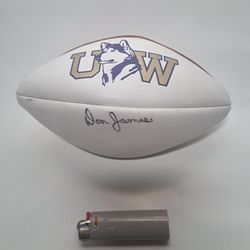 UW Head Coach Don James Autographed Football