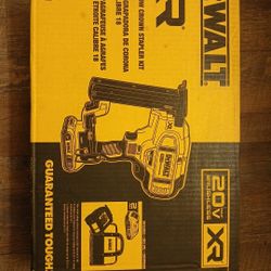 18 gauge Dewalt narrow Crown Staple Kit