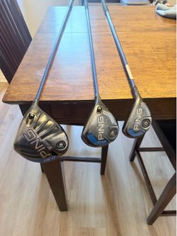 Ping G30 driver, 3 wood, 3 hybrid