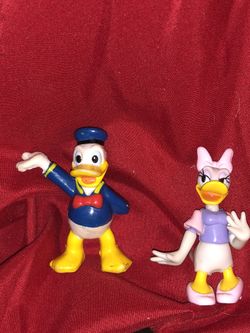 Donald Duck and Daisy Duck figurines tots cake toppers - Disney toy lot sale