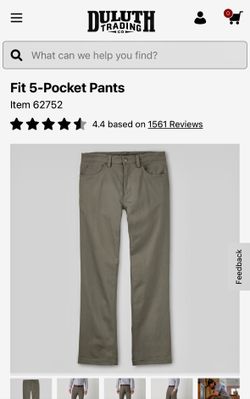 Duluth Trading Men Work Pants 42X30