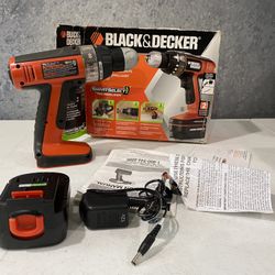 Black &Decker 12v cordless drill machine
