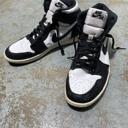 Gently Used Nike Air Jordan 1 High OG Black White Size 10 