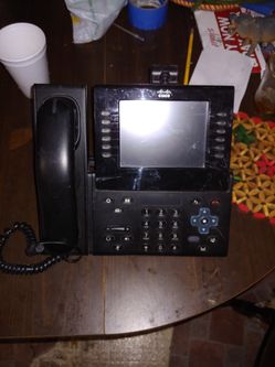 Cisco Unified IP Phone CP-9971 VoIP Phone Handset/Camera With Expansion Module

