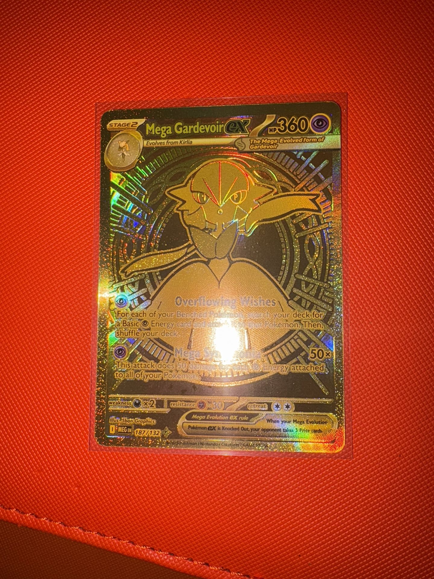 Gold Mega Gardevoir Ex - Not A Dollar Make An Offer