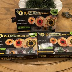 Halloween Eyeball String Lights 