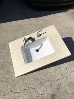 Marble Look Sink