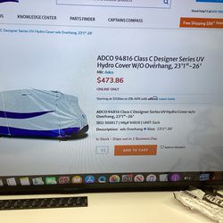 ADCO 94816 class c Designer Series UV hydro Cover Overhang 23’1”-26’ Trailer RV