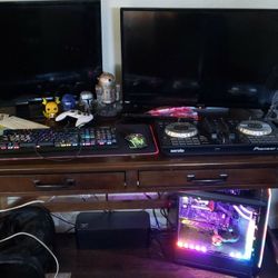 PC Setup With Mixer Board 