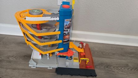 Matchbox car garage