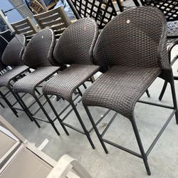 Wicker Barstools