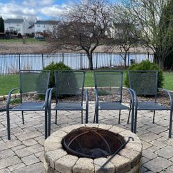 Four. Out Side Chairs  