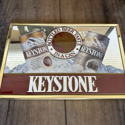 Keystone Beer Vintage Mirror Sign