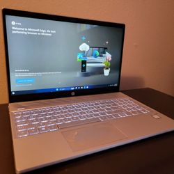 HP Pavilion 15.6"  Laptop 😲 Fast  Quad Core i5 12GB ram 500GB M.2 SSD
