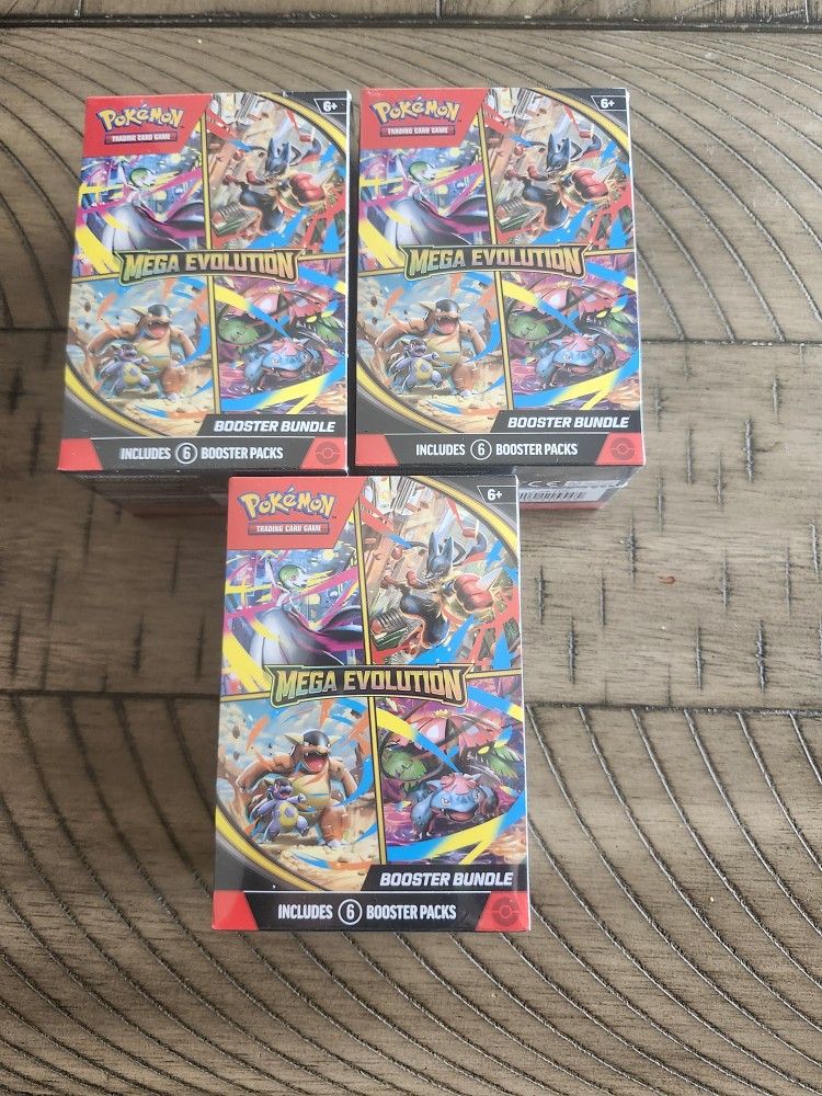MEGA EVOLUTIONS BOOSTER BUNDLE 6PK POKEMON