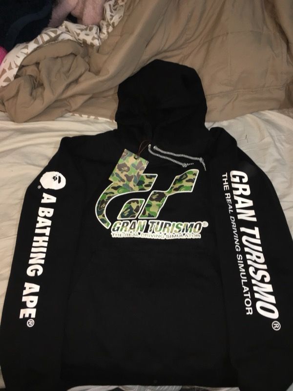 Bape x Gran Turismo XL Black Hoodie