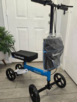 BlessReach Knee Scooter Walker for Adults Foot Injuries Ankle Surgery, Knee Scooters